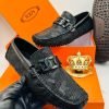 Tod’s Croc-Leather Loafers