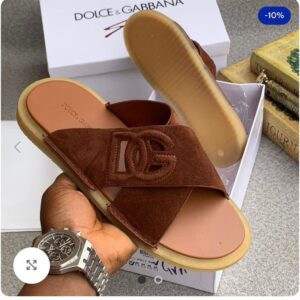 Dolce & Gabbana Suede Slides