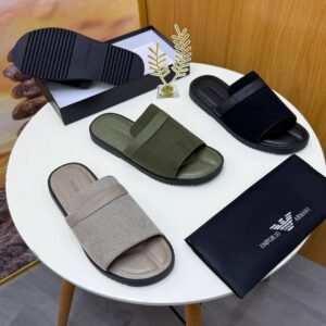 Emporio Armani Men's Designer Slides
