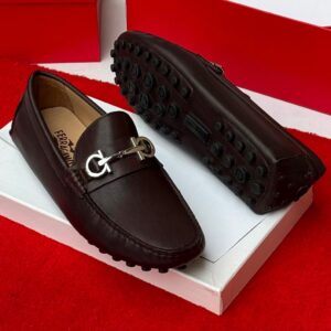 Feragamo Parigi Leather Driving Loafer