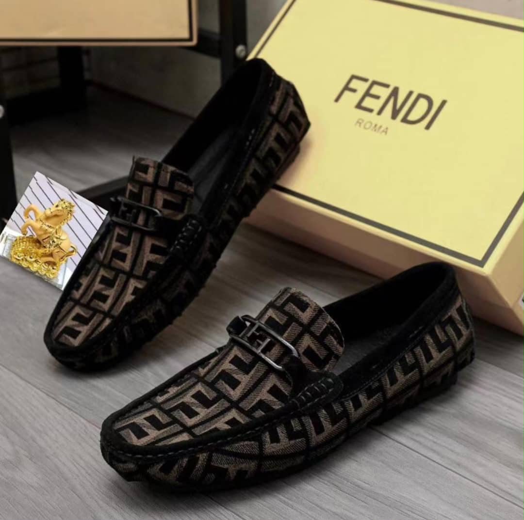 Fendi Roma FF Zucca Monogram Loafers