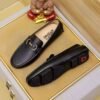 Ferragamo Gancini Leather Loafers