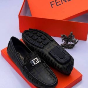Fendi FF Square Driving Loafers