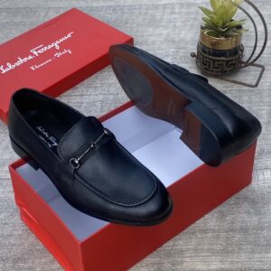 Salvatore Ferragamo Men's Leather Bit Loafers