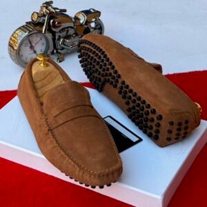 Suede Penny Loafers