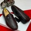 Bally Textured Leather Loafer