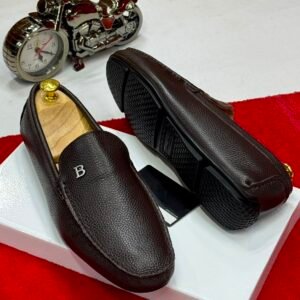 Bally Textured Leather Loafer